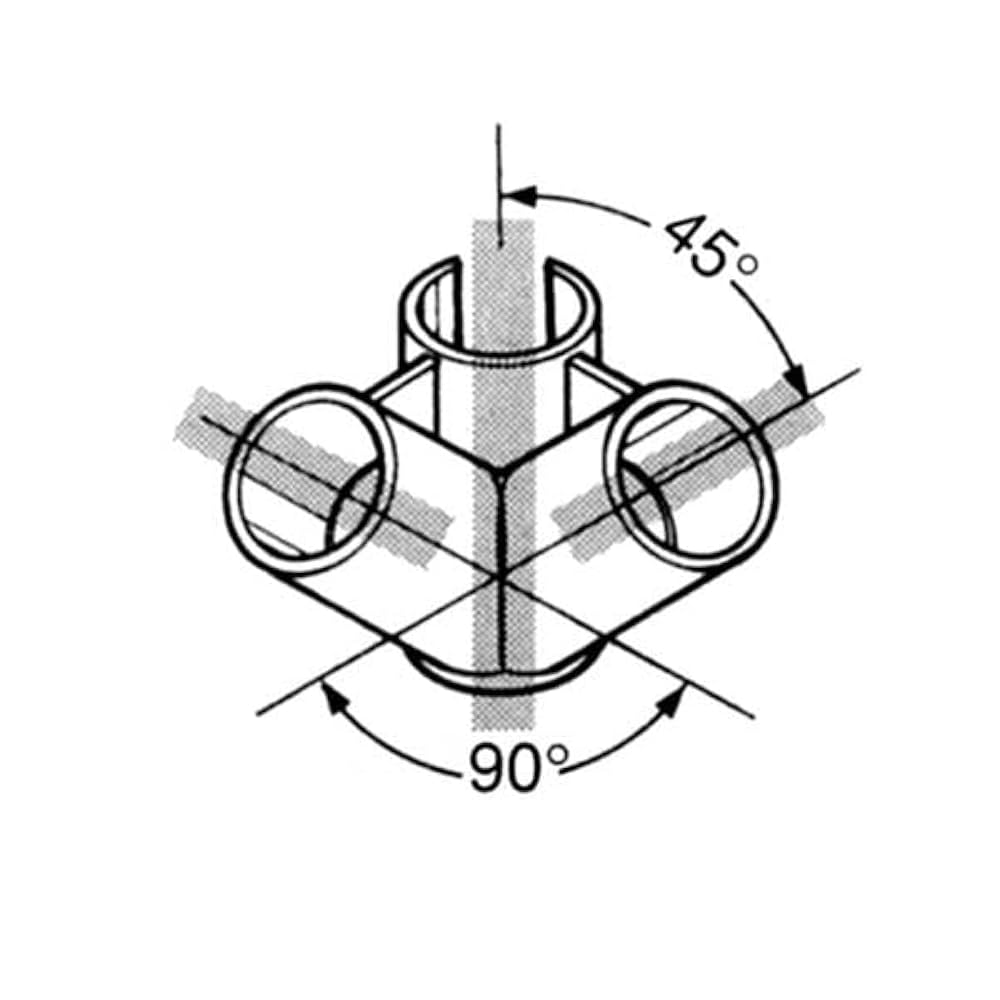 Amazon | 矢崎化工 Φ28 イレクター プラスチックジョイント