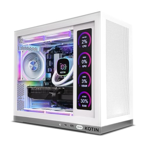 KOTIN Prebuilt Gaming PC Ryzen 7 7800X3D, RTX 5070 12GB, 32GB DDR5, 1TB SSD