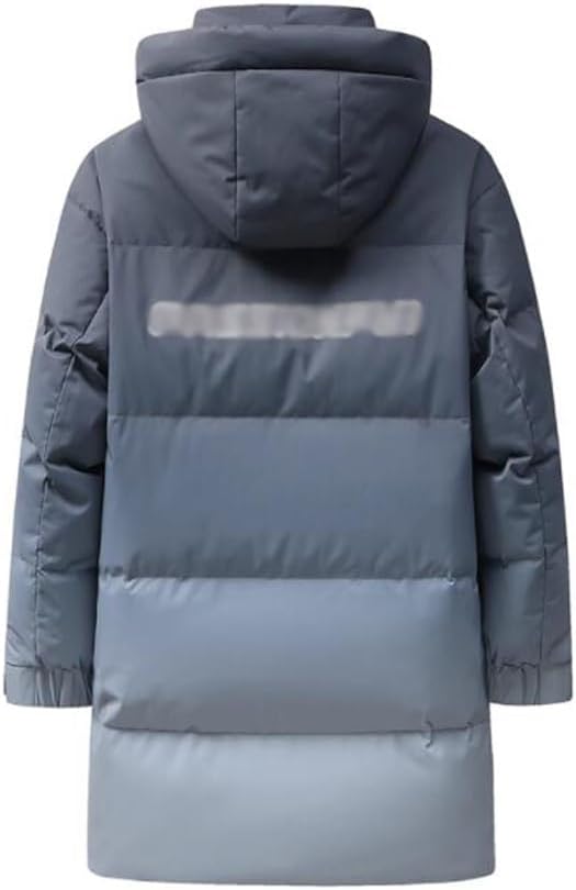 VIDI Gradient Down Jacket Men And Women Long Winter Thick Overalls Warm Coat