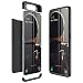 Produktbild Winhoo Kompatibel mit Samsung Galaxy A80 Hülle Hardcase 3 in 1 Handyhülle 360 Grad Schutz Ultra Dünn Slim Hard Full Body Case Cover Backcover Schutzhülle Bumper - Schwarz