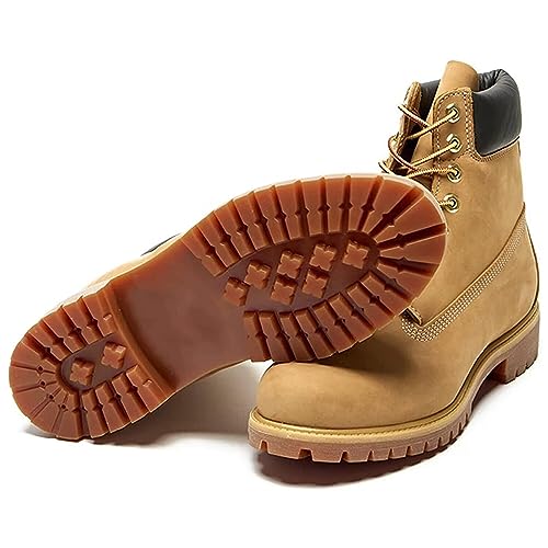 Image of SUREWAY Mens Heavy Duty Soft /Steel Toe Work Boots for Men,Goodyearwelt,Full Grain Leather Working Construction Boot,Slip /Oil /Water Resistant Industrial Safety Shoes,Soft Toe Wheat,Size 8