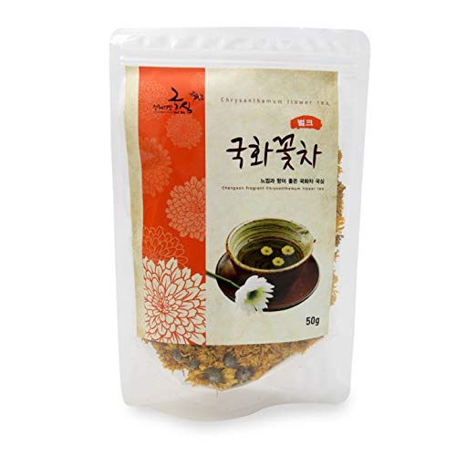 Chrysanthemum Flower Tea Fragrant Tea Herbal Tea Buds Flower Floral From Korea_50 Grams #TOP2