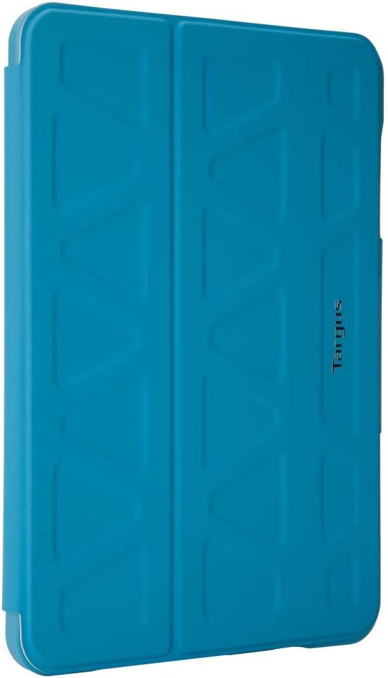 Targus 3D Protection Case for Apple iPad mini 4, 3, 2, 1 with Slim TriFold Stand Cover, Multi-Angle Viewing, Magnetic Sleep/Wake Closure, Blue (THZ59502GL)