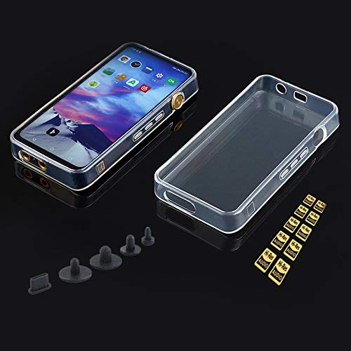 for iBasso DX320 DX300 Case, Soft Crystal Clear TPU Protective Shell Skin Case Cover for iBasso DX320 DX300 with Dust Plug (Clear and dust Plug)