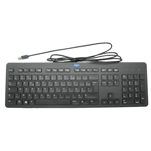 Clavier AZERTY filaire USB pour remplacer un vieux clavier défectueux facilement