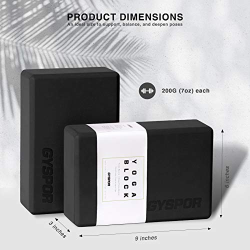 image for GYSPOR Yoga Blocks 2 Pack Set 9