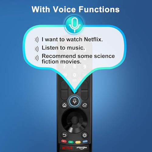 Image of ZdalaMit Compatible MR23GN Lg Tv Magic Remote Original Model AKB76043105 Suitable for Smart Android 4K FHD UHD OLED QLED 32 43 55 65 75 Inches Television
