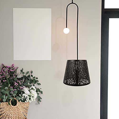 Image of 1pc Wrought Iron Lampshade Decorative Lampshade Durable Practical Desktop Decor Light Bulb Accessory E27 Light Mouth Tree Shadow Home Decor
