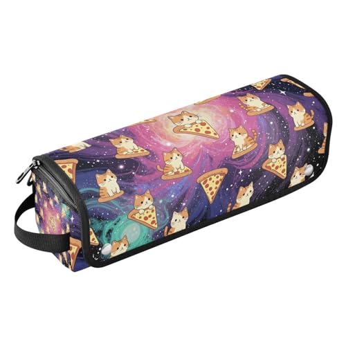 Bolsa de Viaje para Herramientas de Cabello para Mujeres con Tapete Resistente al Calor, Portátil para Planchas, Rizadores, Secadores y Más, Diseño Espacial Divertido miniatura 1