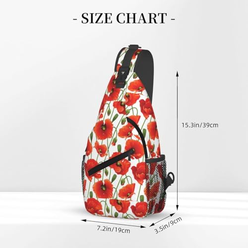 Flower. Stylish Men'S Messenger Bag - Durable Polyester, Huge Capacity & Adjustable Strap3