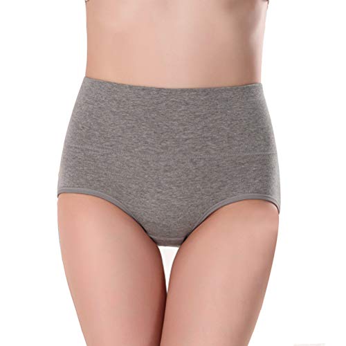 Image of UMMISS Womens Underwear,Cotton High Waist Underwear for Women Full Coverage Soft Comfortable Briefs Panty Multipack