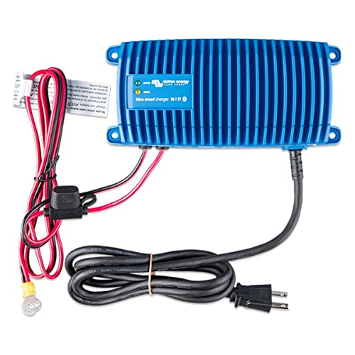 Victron Energy Blue Smart IP67 Marine Battery Charger 24V 5A Float & Trickle Charger and Desulfator for Boat ATV RV Lithium and Deep Cycle Batteries