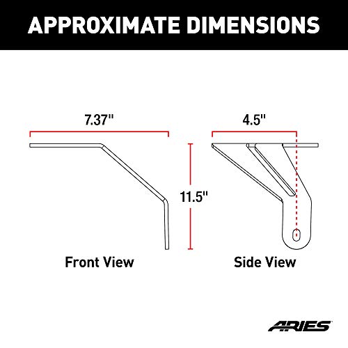 Soportes para luces parabrisas Jeep Wrangler JL Aries miniatura 2