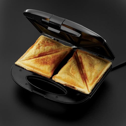 Russell Hobbs Sandwich Toaster and Toastie Maker – Prepares 2 Toasties, Cuts and Seals, Easy Clean Non-Stick Plates, Vertical Storage - Image 2