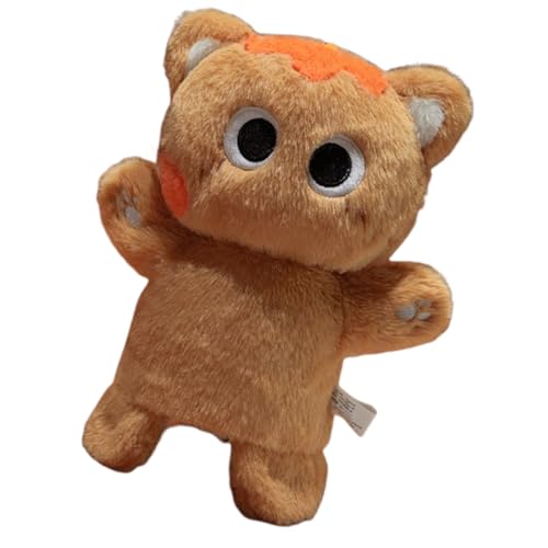キャットトイ - 子猫形デザインインタラクティブ - 猫レスリングハンドパペット | 小型大型犬子猫用退屈解消トレーニング運動