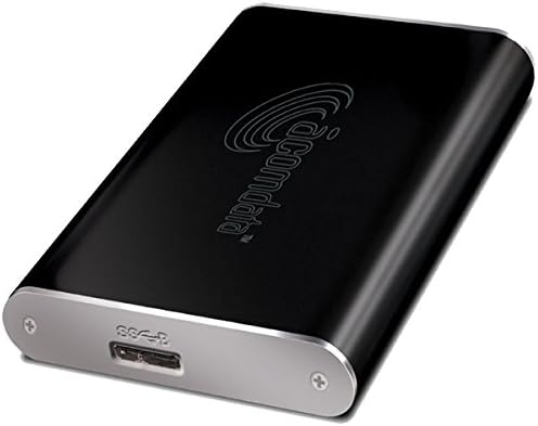 AcomData Tango SuperSpeed 2.5-Inch Enclosure for USB 3.0 Portable External Hard Drive with ExpressCard TNGPXXXU3E-EXC (Black)