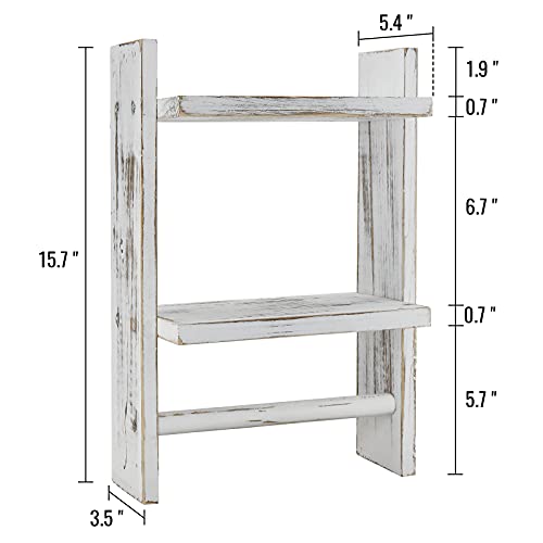 image for NC Bathroom Towel Shelf Organizer, Hanging Hand Towel Ladder Shelf, T