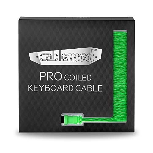 Câble USB de 1,5m avec connecteurs USB A et USB C coloris vert Cablemod
