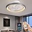 Ventilatore Da Soffitto Con Luce Qiaomao | 49cm | Telecomando E APP | 6 Velocit&agrave;