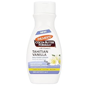 Palmer’s Cocoa Butter Formula Tahitian Vanilla Body Lotion, 8.5 Oz, Daily Moisturizing Lotion for Dry Skin with Shea Butter & Vitamin E, Hydrates & Protects, Helps Provide 48-Hour Deep Moisture