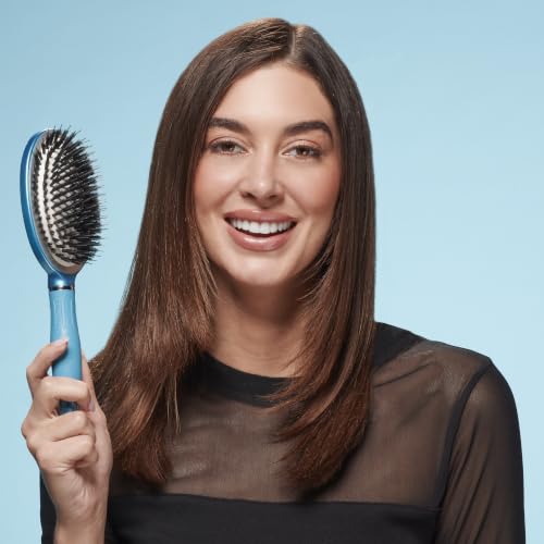 BaBylissPRO Hair Brush Set, Boar Bristle & Nylon Cushion, 2-in-1 Mini Slick Back Styling Brush, Detangler Brush, Anti-Frizz Styling Brush Set, Ionic Ceramic, All Hair Types, 95691 - image 4