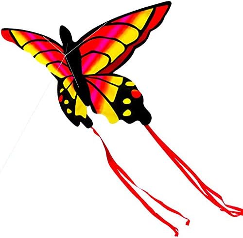 HENGDA KITE for Kids and Adults Amazing Colorful Butterfly Kite for Outdoor Games and Activities Single Line Kite with Flying Tools