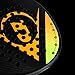 Dunlop Sports Inferno Carbon Extreme Padel Racket, Black/Orange/Yellow