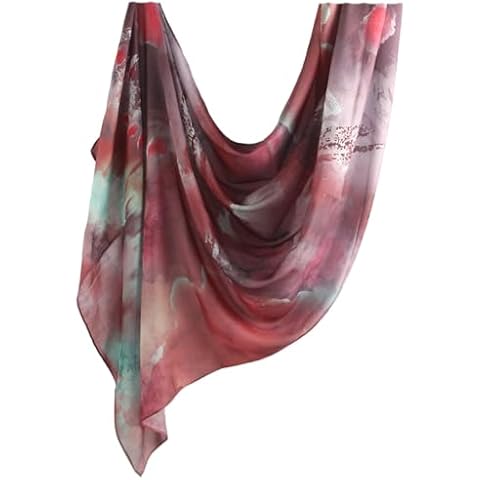 Women Hijab Watercolour Floral Printed Breathable Light Weight Soft Rayon Viscose Woven Muslim Women Shawl Hijab Scarf Cover