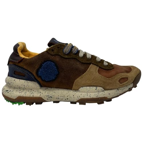Satorisan - Zapatillas Casual para Hombre - Chacrona Premium - Sneakers Urbanas Cuero Respetuosas, Cómodas y Duraderas - Color Cuero - Talla 43