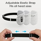 Heated Eye Mask, BOYUNSHI Cordless Eye Mask for Dry Eyes, Warm Eye Compress Eye Relief Improved Sleep with 4 Heat & 4 Timer, Washable Eye Heating Pad for Travel, 1200mAh Rechargeable Battery - Image 5