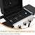 GRILL DEPOTS Propane Gas Grill with Folding Side Tables, 3-Burner Gas Grill with Cast Iron Grates and Stainless Steel Griddle Pan, Outdoor BBQ Grill Portable with Wheels 30000 BTU Output