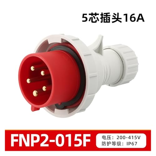 Conector Industrial Impermeable FNP2-015F 5 núcleos IP67 miniatura 2