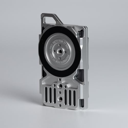 Magnetic Aluminum Expansion Holder for Samsung SSD T7 - with 1/4 Screw Mounting (Sliver) - image 3