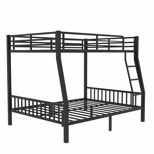 Miscoos 03-FXQB Full Xl Over Queen Bunk Beds For Adults, Heavy-Duty Metal Bunk Bed Frame thumb #4