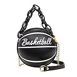 Esta bolsa está hecha de material de piel sintética y parece una bola real.