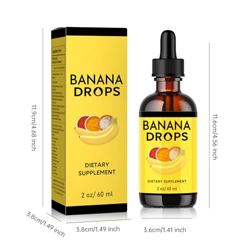 Banana Drops Original Banana Extract Liquid for Weight Health 2 PCS 7 41NT4SliE5L