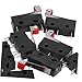 GLEAVI Industrial Basic Switches 10pcs Spdt Rocker Switch 250v 5a 1no 1nc Micro Roller Lever Momentary