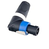 xuyuyan 4-poliger rechtwinkliger Stecker for Verstärkerlautsprecher(10pcs)