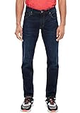 We Care s.Oliver Herren Regular Fit: Straight leg-Jeans dark blue sretched 36.32