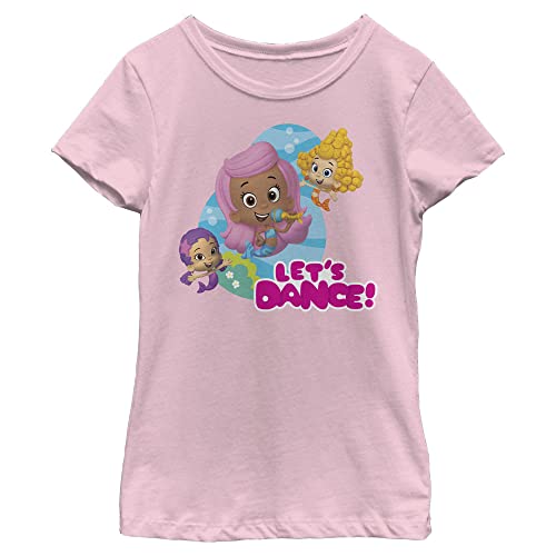 Nickelodeon Bubble Guppies Let's Dance Girls Short Sleeve Tee Shirt