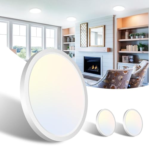 Libit 3-Pack 7" LED Ceiling Light Flush Mounts - 15W
