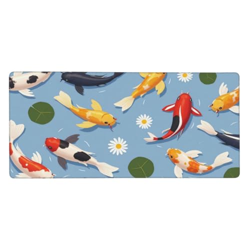 Tapis de souris de jeu grande taille avec bords cousus anti-effilochage