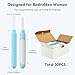 Female External Catheter, 30 Pack - Soft Latex, Non-Invasive & Comfortable Fit for Women, Universal for Most Bedside/Portable Suction Systems