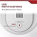 Kidde Smoke Detector, AA Battery Operated, Compact Size, LED Status Light, 85 dB Alarm, 4-inches, 10SDR