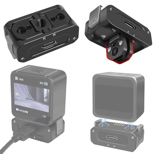 For DJI Action 2 �J�����p �N�C�b�N�����[�X�}�E���g �[�d���A�_�v�^�[�x�[�X �}�O�l�b�g�g���X�^���h �܂肽���ݎ��f���A���C���^�[�t�F�[�X�݌v ���B��_��O�r�Ȃǂ��ȒP�ɐڑ��\