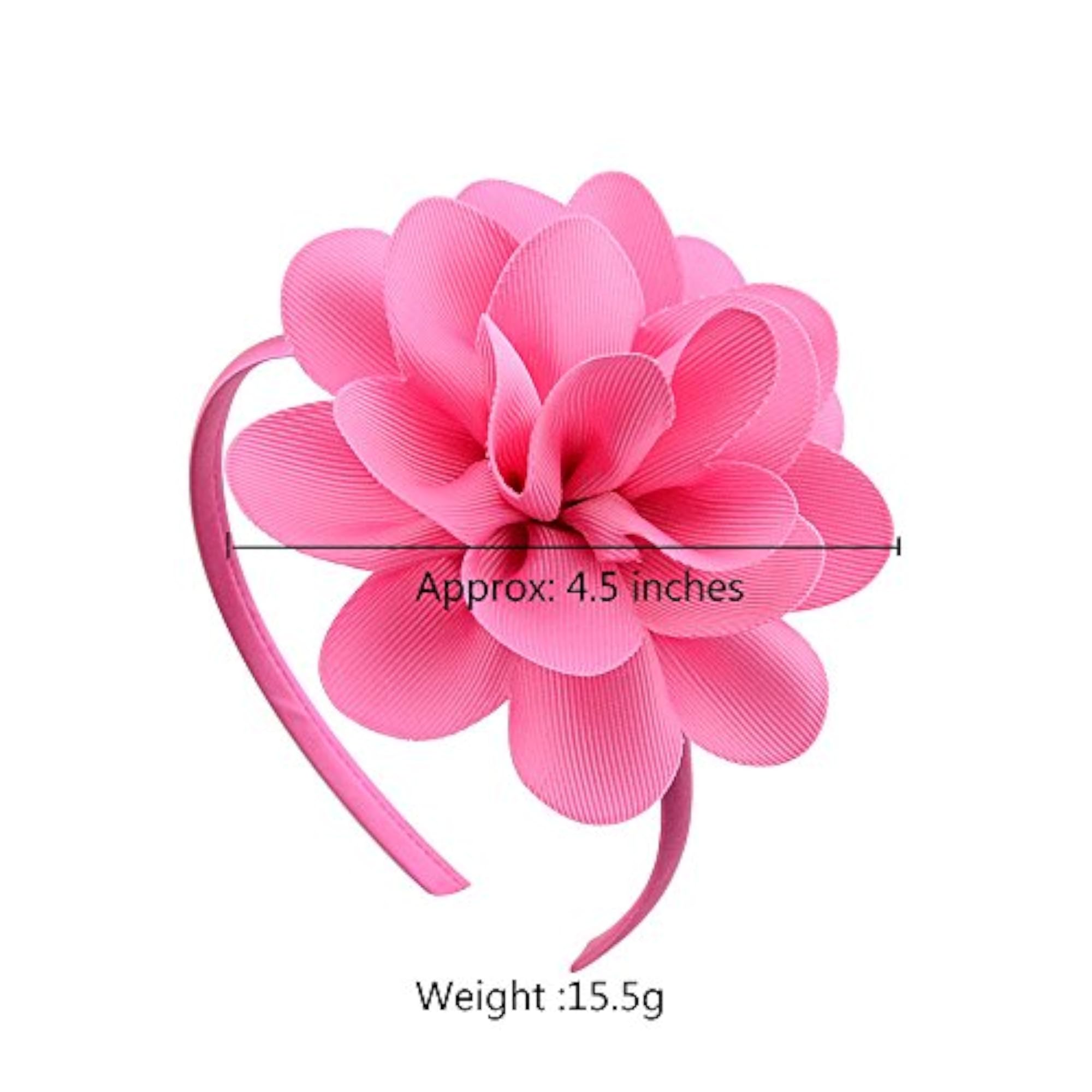 20Pcs Girls Boutique Grosgrain Ribbon Headbands with Bows