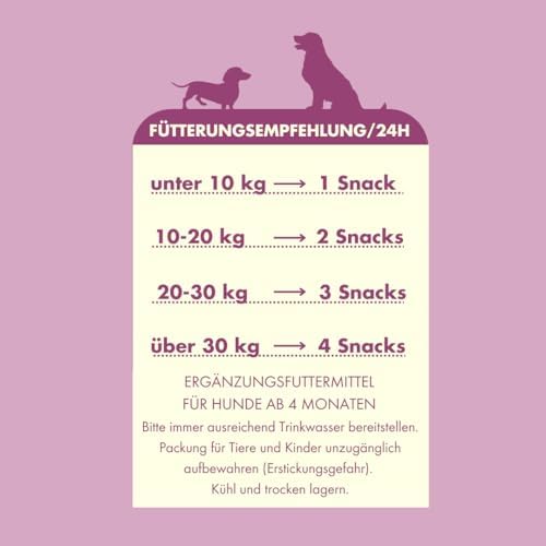Irish Pure Happy Stomach Verdauungssnacks für Hunde | 200 Stück / 2 x 300g | Probiotika als Leckerli | Darmflora beim Hund stärken | verbesserte Verdauung & Immunsystem | Magenproblemen |100%Natürlich
