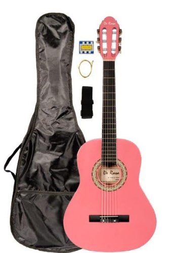 cheap pink guitar