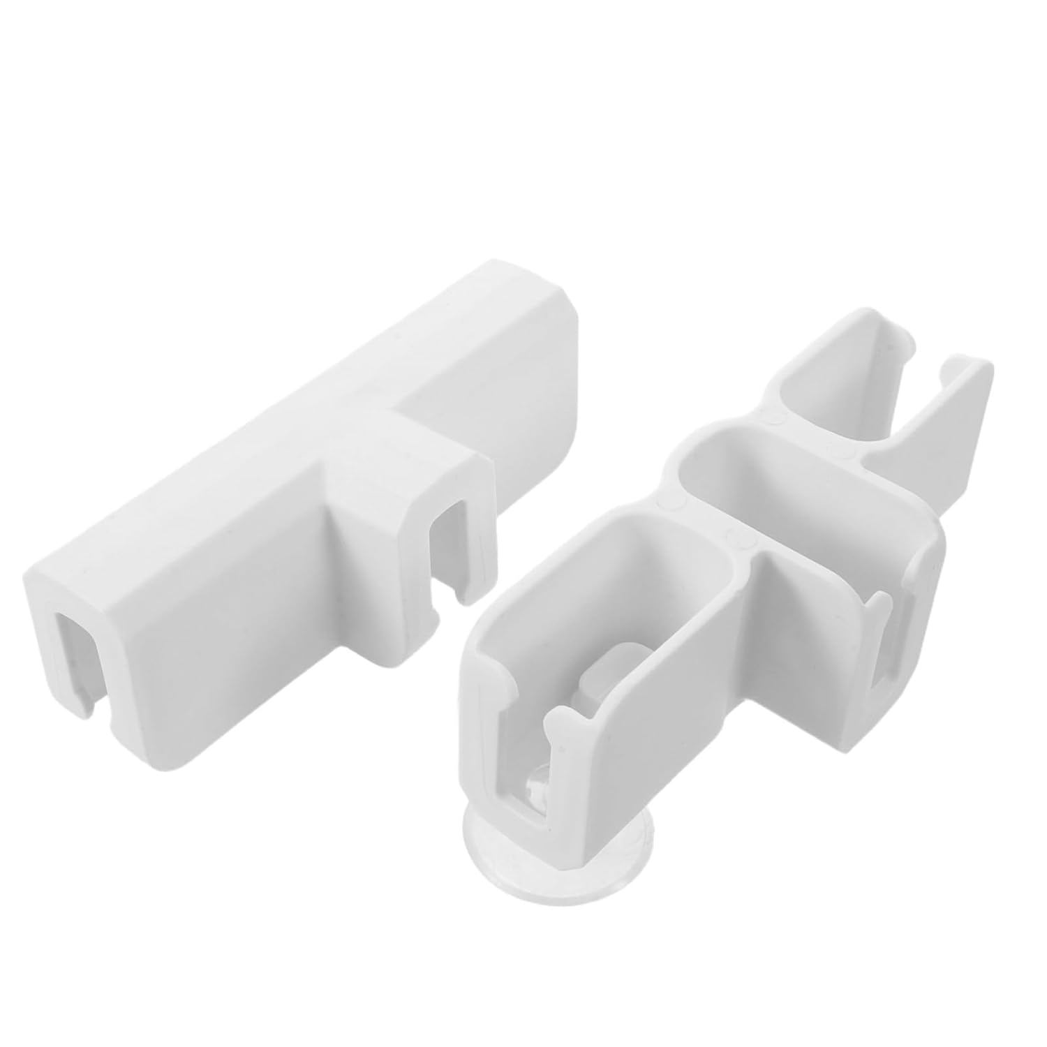 Playpen T-Joint Connector with Suction Cup, Plastic T-Shaped Replacement Clip for Playpen Panels and Rails, Universal Fit Stabilizer for Play Area Expansion and Traveling