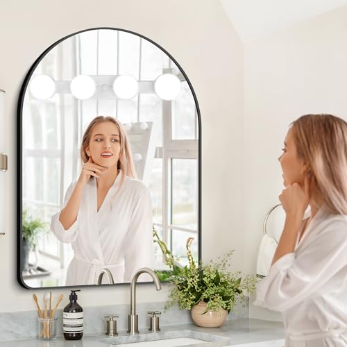 YILANJIN Mirror Lights, Vanity Mirror Lights Kits, Makeup Lights Cordless Portable, 3 Colour Changing 9-Level Brightness, Multifunction Fill Lights Battery Powered for Dressing Table Bathroom